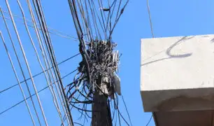 Miraflores: 10 mil metros de cables aéreos fueron retirados por municipalidad
