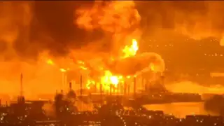 Así fue la impactante explosión de la refinería de Filadelfia