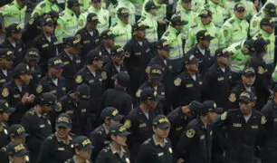 Seis mil nuevos policías se incorporaron hoy al servicio de la seguridad del país