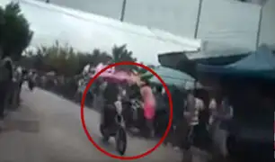 Iquitos: competencia de motocicletas terminó en accidente