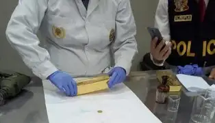 Callao: incautan lingotes de oro de alta pureza de procedencia ilícita