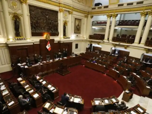 Pleno del Congreso aprobó modificar proyecto de reforma sobre inscripción de partidos