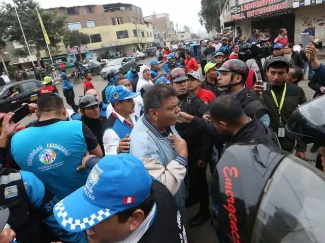 Alcaldes de Independencia y SMP se reúnen tras enfrentamiento por límites