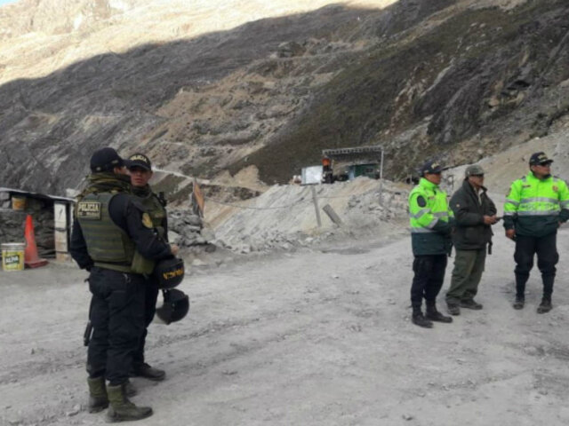 PNP destruye campamento minero instalado dentro del Parque Nacional Huascarán