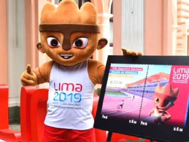 Juegos Panamericanos: presentan estampilla alusiva a Lima 2019