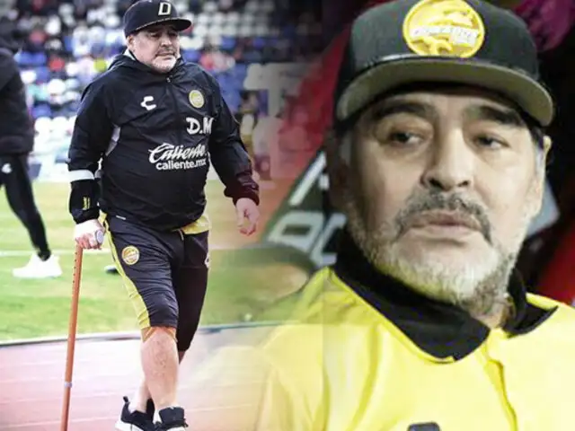 Maradona no seguirá como DT de Dorados de Sinaloa por razones de salud