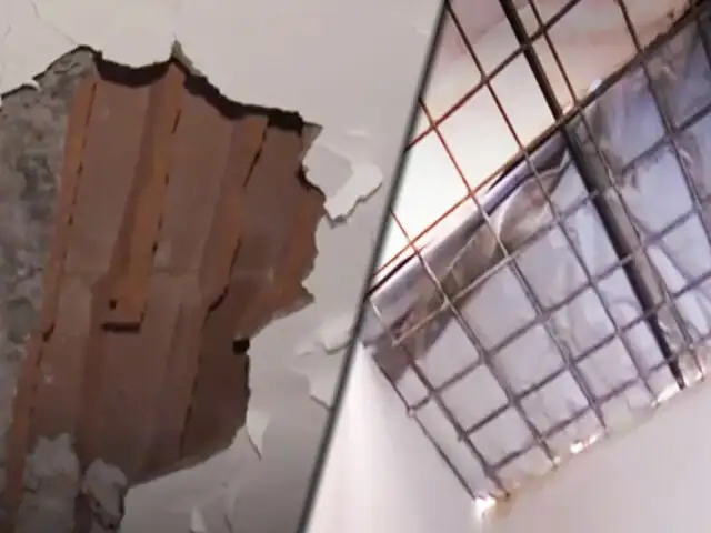 Trujillo: techo de Hospital Santa Isabel está a punto de colapsar