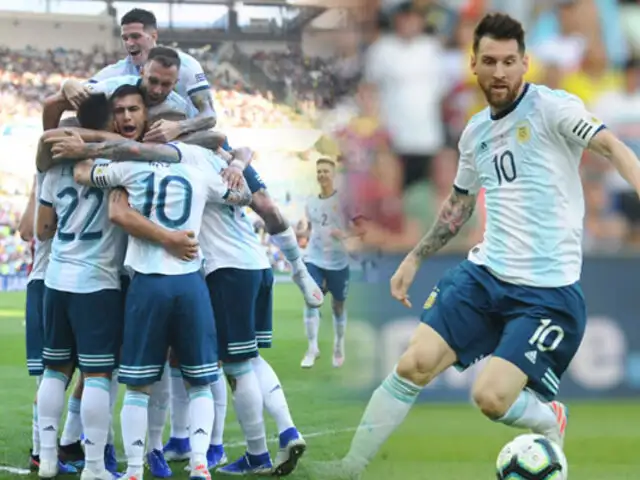 Argentina vence 2-0 a Venezuela y pasa a semifinales