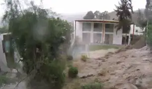 La Molina: canal de regadío rompe pared de casa y la inunda
