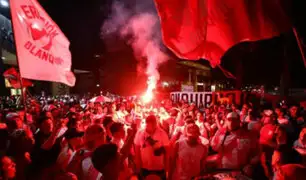 Perú vs. Chile: hinchas realizaron banderazo a selección peruana