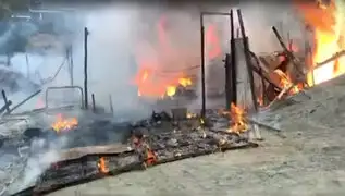 Santa Eulalia: incendio en taller pirotécnico deja dos heridos