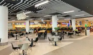 Aeropuerto Jorge Chávez culmina ampliación de patio de comidas