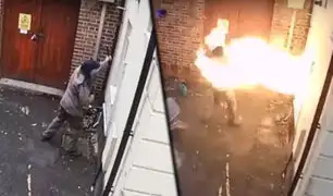 Reino Unido: sujeto intenta incendiar sinagoga y termina envuelto en llamas