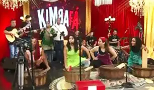 Kimba Fá y toda su tradición afroperuana llegó a "Porque hoy es sábado con Andrés"