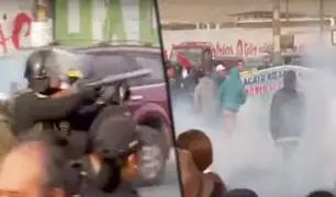 Así se desarrollaron los enfrentamientos entre vecinos y policías por obras en Ramiro Prialé