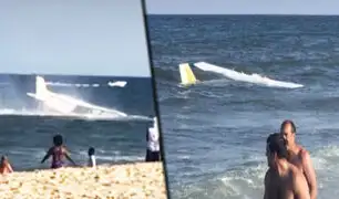 EEUU: avioneta aterriza de emergencia en la orilla de una playa de Maryland