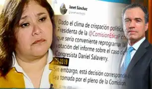 ENTREVISTA EXCLUSIVA | Janet Sánchez explica razones de su renuncia a bancada PPK