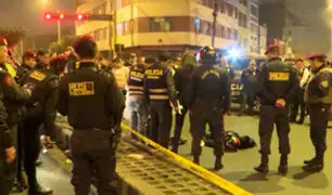 Cercado de Lima: policía abate a delincuente que robó casino