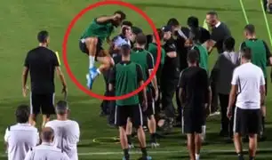 Cristiano Ronaldo 'ataca' a policía tras invasión de hincha