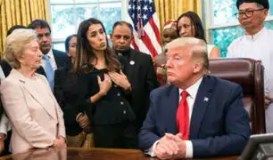Donald Trump protagonizó bochornoso encuentro con Nobel de la Paz Nadia Murad