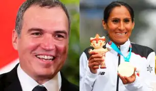 Lima 2019: premier Del Solar felicitó a Gladys Tejeda por medalla de oro