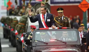 Fiestas Patrias: presidente Vizcarra encabezó Desfile Cívico-Militar