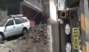 Abancay: camión sin frenos se despita y empotra contra casa destruyéndola