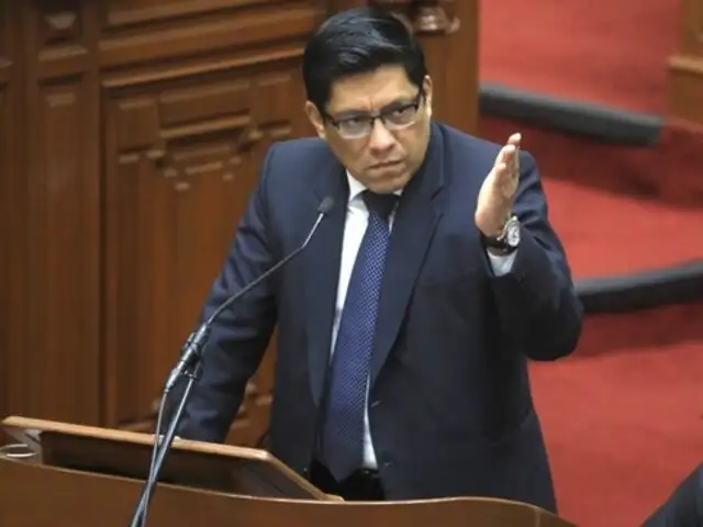 Ministro Zeballos será interpelado este lunes por la excarcelación de ‘Goro’