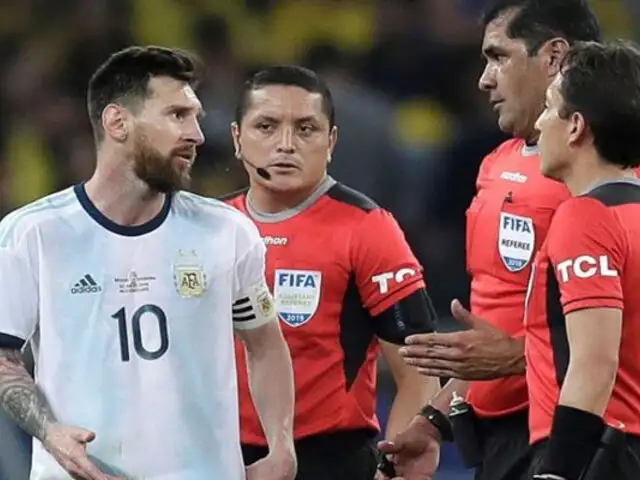 Copa América: Messi arremete contra arbitraje y Brasil