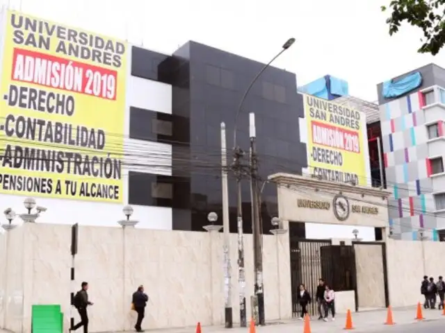 Sunedu: Universidad de San Andrés no logró obtener el licenciamiento