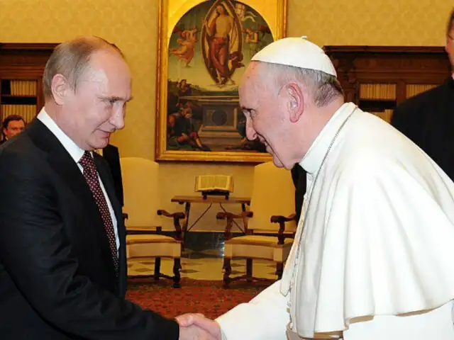 Francisco y Putín se reúnen y hablan sobre Venezuela, Siria y Ucrania en el Vaticano
