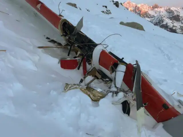 Italia: se revela video de violento impacto entre helicóptero y avión