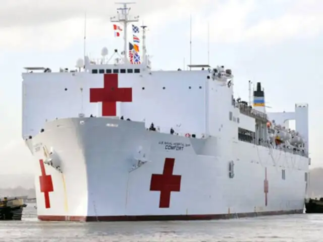 Buque hospital USNS “Comfort” llegó al puerto del Callao