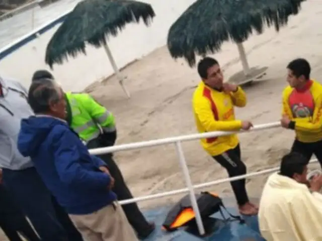 San Bartolo: rescatan a tres personas varadas en islote de playa Curayacu