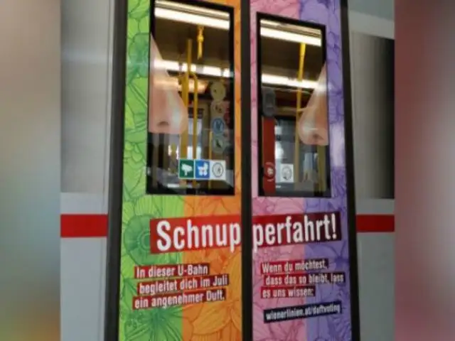 Perfuman vagones del metro de Viena para combatir malos olores