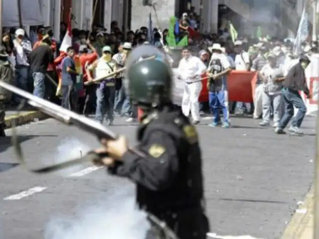 Tía María: nuevo enfrentamiento entre policías y comuneros en Cocachacra