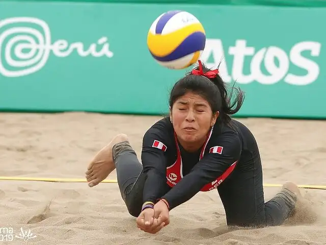Lima 2019: Perú perdió 0-2 con Paraguay en vóley playa femenino