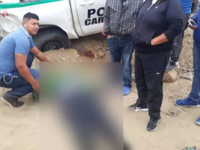 Trujillo: dos agentes heridos dejó despiste de camioneta policial