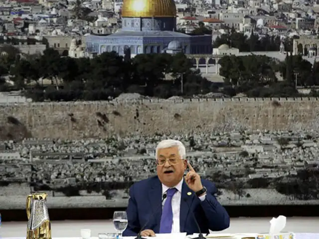 Presidente palestino suspende los acuerdos con Israel