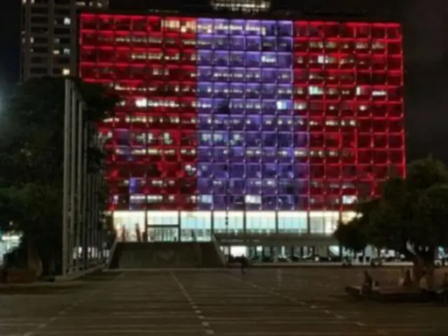 Israel: colores de nuestra bandera peruana iluminaron Plaza Rabin