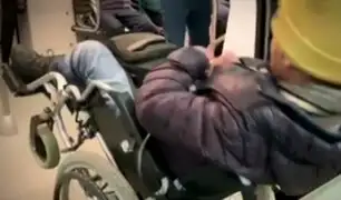 Metro de Lima: hombre en silla de ruedas sufre grave caída en estación de VES