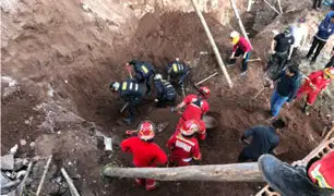 Cusco: obreros mueren sepultados tras derrumbe en obra sin licencia