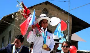 Lima 2019: Gladys Tejeda fue homenajeada en Junín tras ganar medalla de oro
