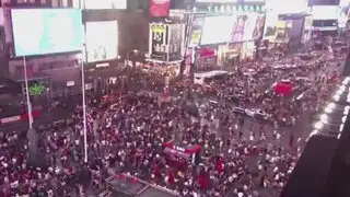 Pánico en EEUU: al menos 9 heridos por estampida humana en Times Square