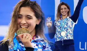Lima 2019: nadadora argentina hace historia tras ganar el oro por tercera vez