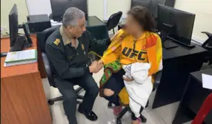 Policía Nacional brinda apoyo a extranjera agredida en San Luis