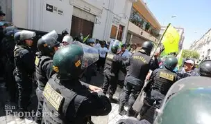 Arequipa: opositores a Tía María intentaron ingresar a Plaza de Armas