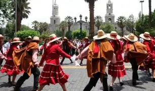 Tía María: manifestantes intentan ingresar a plaza de Armas  de Arequipa