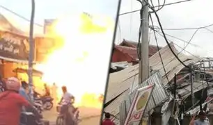 Camboya: explosión de camión cisterna de gas deja 13 heridos