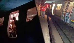 Venezuela: metro de Caracas se descarrila y deja ocho heridos